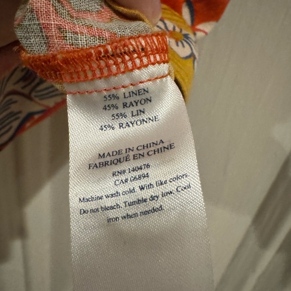 NWOT Faherty Maui Shirt - Women’s Medium - Picture 5 of 5